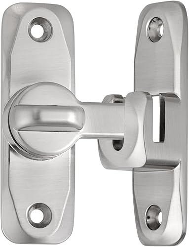 Miniatura 7 de Paquete de 10 cierres para puerta de granero  Juego de cerraduras de puerta de 90180 grados  Pestillo de puerta de ángulo recto de aleación de zinc