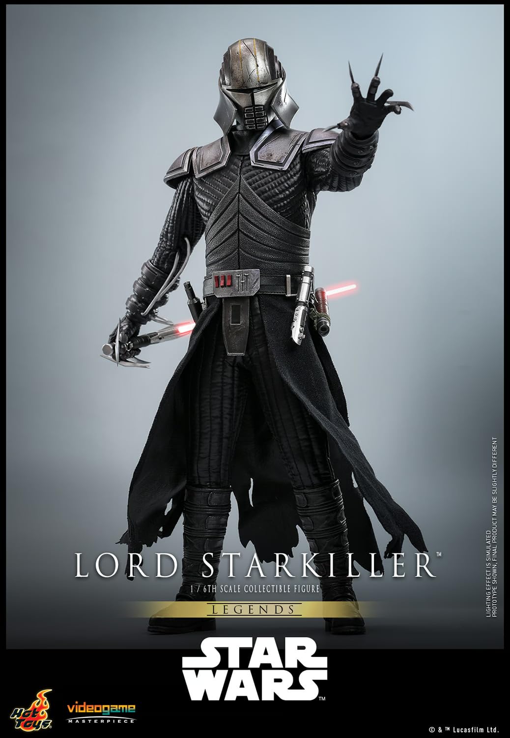 Hot Toys Star Wars: The Force Unleashed Lord Starkiller 1/6 Scale