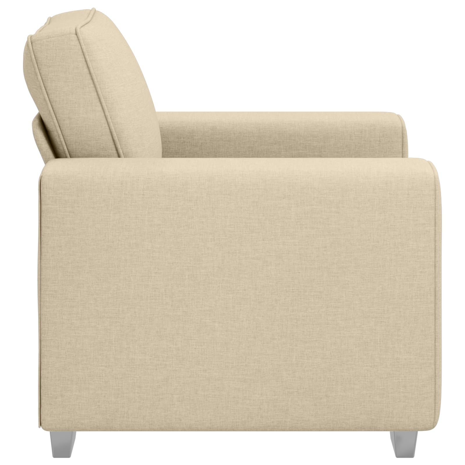 Elegant gepolsterter Sessel mit verstellbaren Armlehnen und abnehmbarem Bezug für Wohnzimmer und Warteraum, strapazierfähiges Polyester mit Holzrahmen, Moderne Einrichtung
