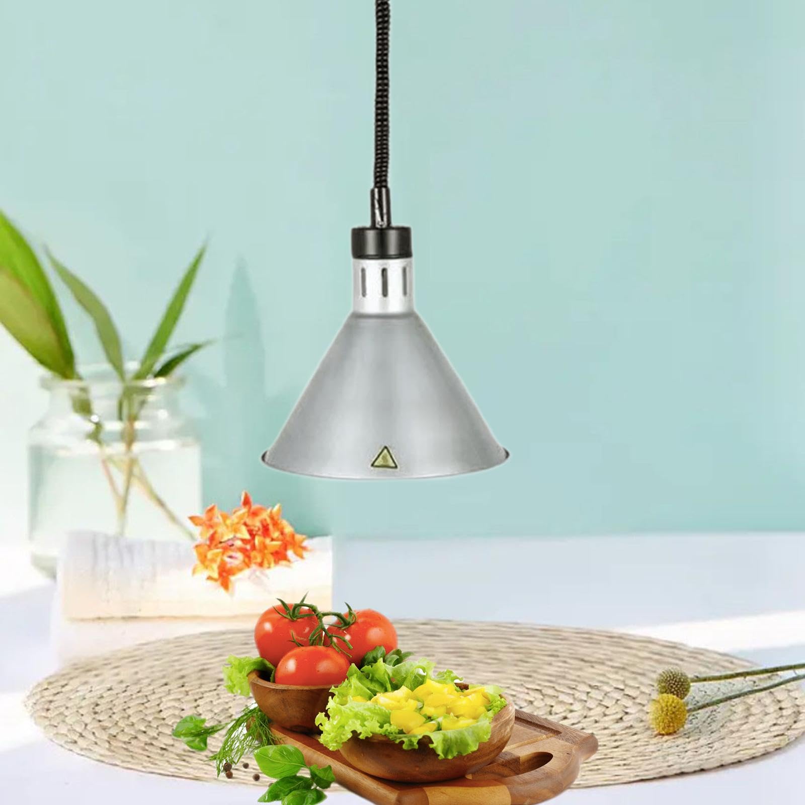 Scaldavivande Regolabile per Buffet Ed Eventi di Catering, Argent