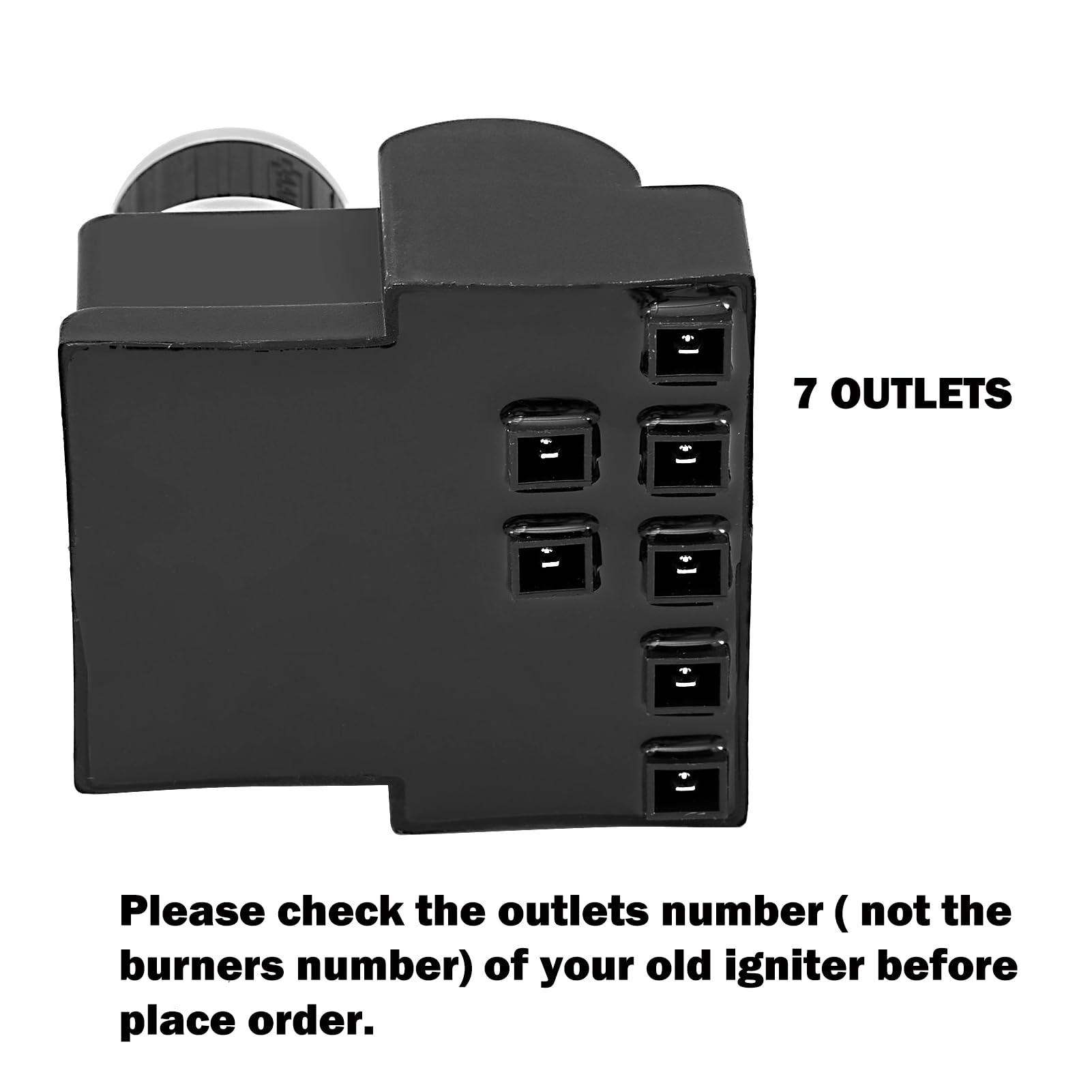 DHL-128-7Q Ersatzteil 720-0898 720-0896B 7 Auslass Impulszünder Ersatzteile für Nexgrill Grillteile Pulszünder 720-0898X 720-0896A 2001648000AW Zünder Ersatzzündung Druckknopf
