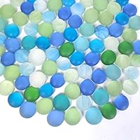 Vista 10 de HappyFiller Gemas de Vidrio Mármoles Planos Negros 1 LB para Rellenos de Jarrones, Arte, Manualidades, Detalles del Hogar, Centros de Mesa de Bodas