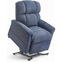Comforter Series PR-531-PSA Petite/Small PR531PSA with 375 lb. Weight Capacity 3 Position Power Lift Chair Recliner - Oxford Blue Fabric