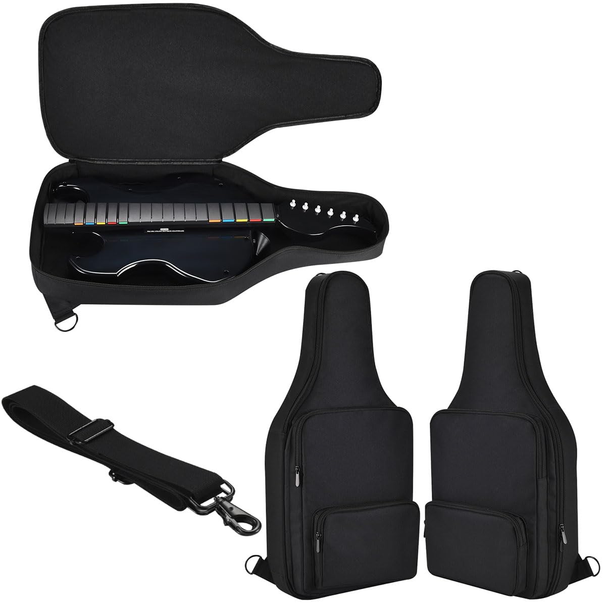Custodia Protettiva Borsa con Tracolla per PDP RIFFMASTER Wireless Guitar Controller, Compatibile con PlayStation/XBOX Versioni, Laptop Accessorio Borsa