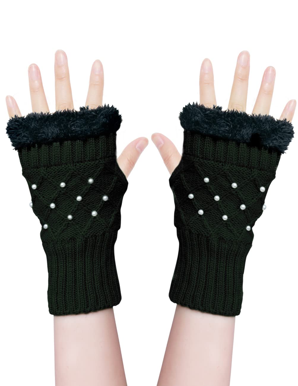 Dahlia Womens Cold Weather Arm Warmers & Fingerless Gloves - Various Styles