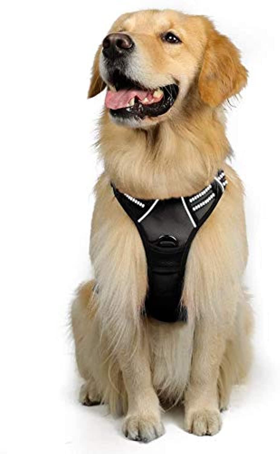 TIM dog chest strap,anti-pull, pet chest strap, adjustable, outdoor pet vest 3M reflective strip, Oxford cloth material,suitable for small, medium and large dogs, extra large (XL)