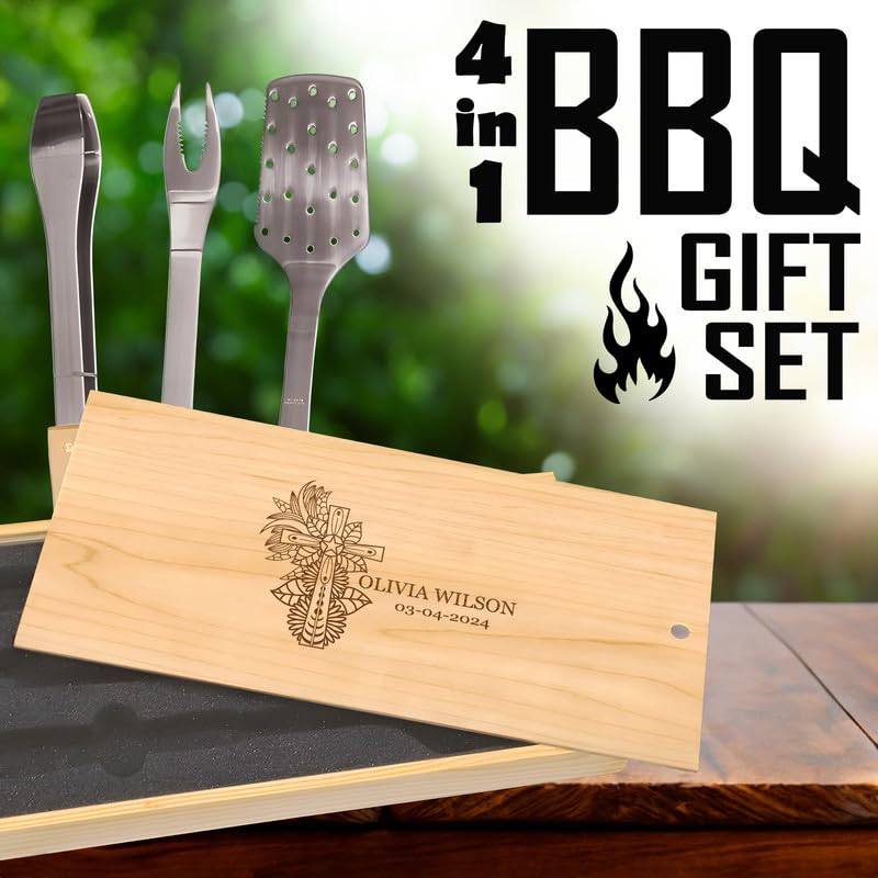 Set de Parrilla con Regalo Personalizado de Comunión miniatura 5