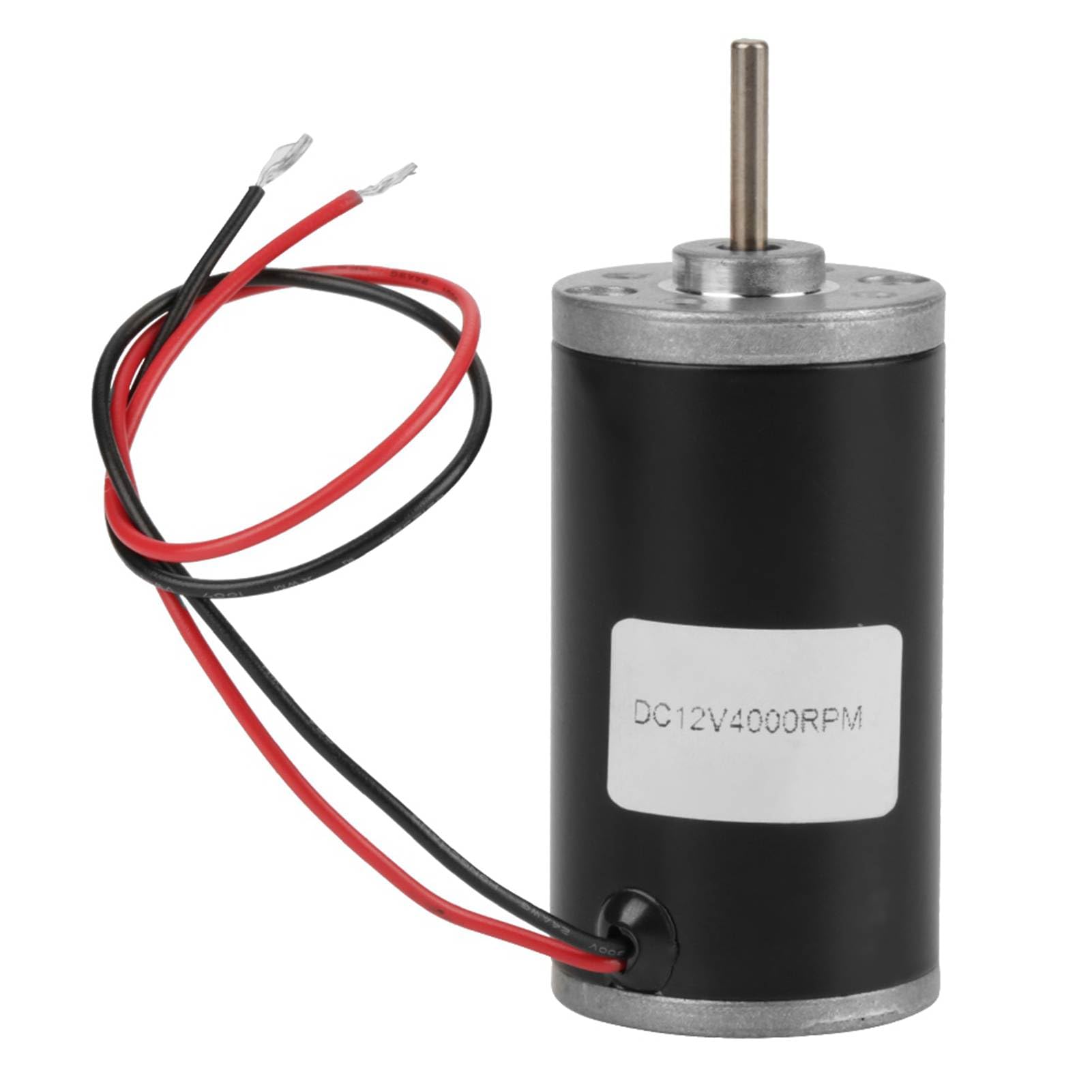 12V DC Motor 4000rpm High Speed CW CCW Reversible with Low Heat Generation Copper Wire Stator for Robotics Automotive and DIY Projects