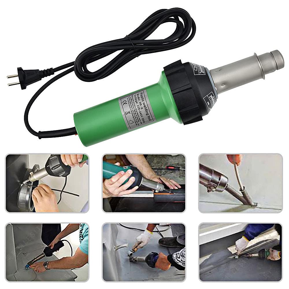 KOSIEJINN 1600W Plastic Welder Heat Gun Plastic Welding Gun Torch