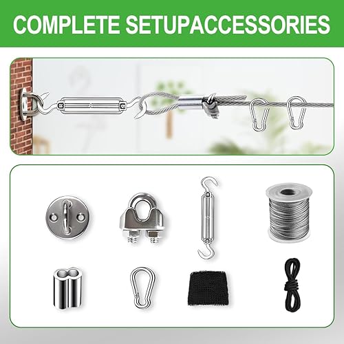 Miniatura 3 de Red de Práctica de Golf, 12X12 pies12X15 pies12X20 pies Kit Colgante de Golpeo de Golf, Red de Barrera de Práctica Deportiva para Patio Trasero y