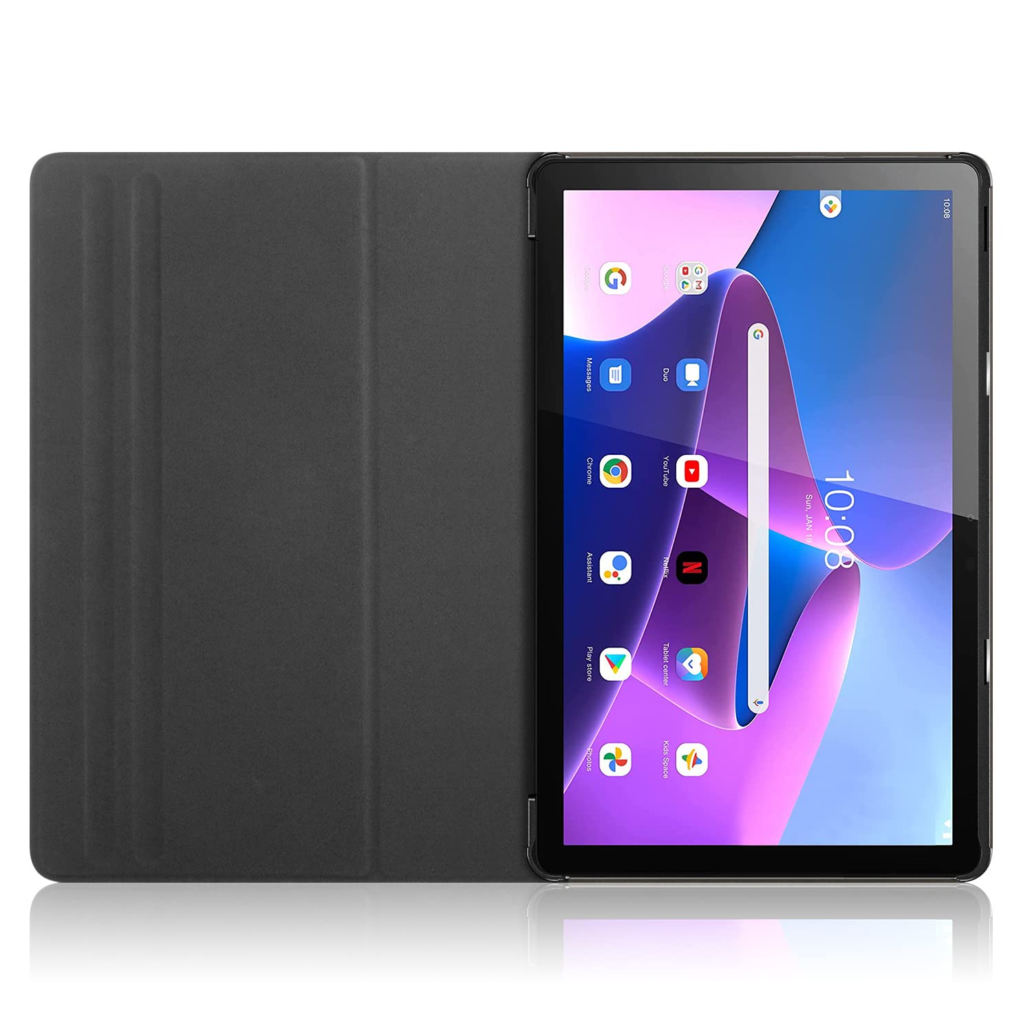 Lenovo Tab M10 (3rd Gen) 10.1インチ　ケース付き Amazon.co.jp: Lenovo Tab M10 3rd Gen対応ケースカバー 手帳型 360度