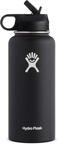 Hydro Flask - Botella de agua de boca ancha de 1.0 con tapa con boquilla