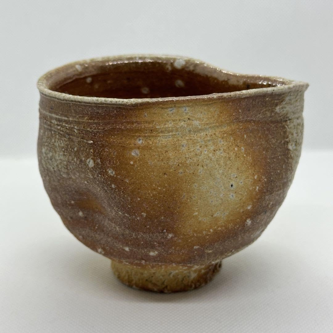 Amazon.co.jp: 加藤春二 瀬戸焼 茶器 黄瀬戸 編笠 茶碗 共箱