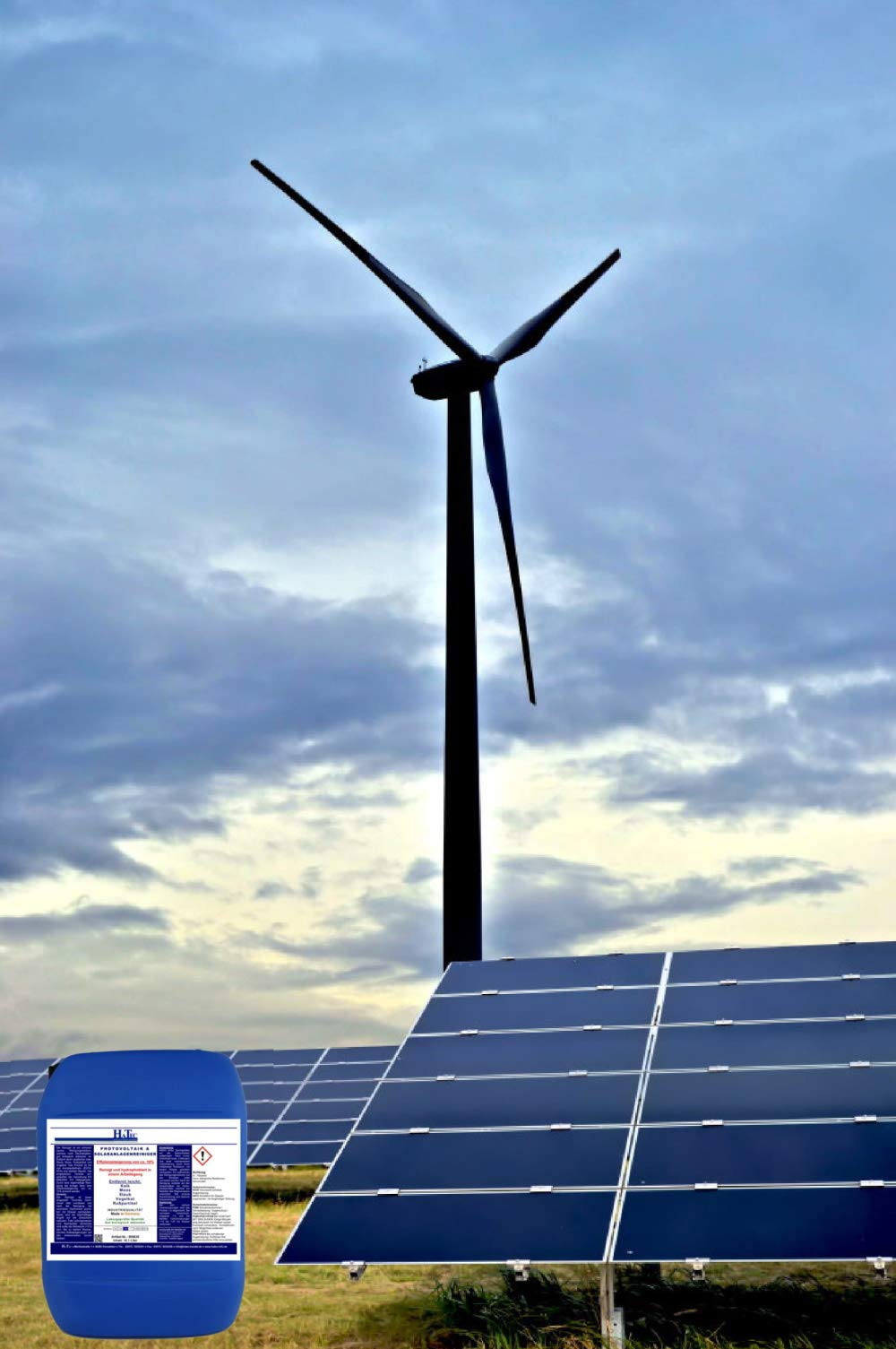 detergente fotovoltaico e per impianti solari, 10,1 litri, con effetto fiore di loto, aumento dell'efficienza circa il 10%, detergente per impianti fotovoltaici