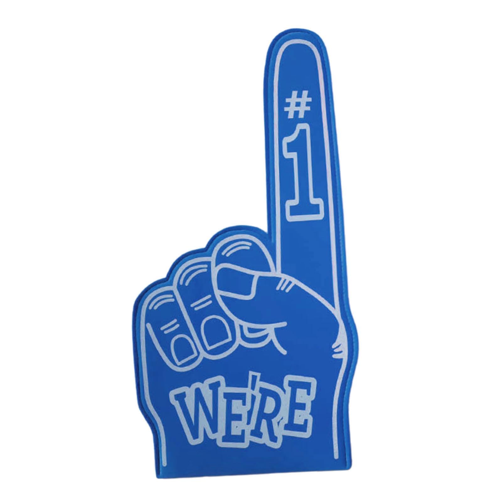 ATORSE® Giant Foam Finger Giant Foam Hand Gloves for Party School Outdoor Activities Blue