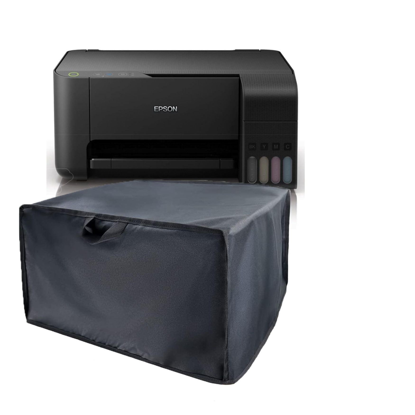 Printer Dust Cover Compatible for Epson Ecotank L3252 Wi-Fi All-in-One ,Premium Nylon, Water-Resistant, Durable, Anti-Static Protection for Home & Office Printers (Dorca)- Black (B0DGHRVJ5W) Amazon Price History, Amazon Price Tracker