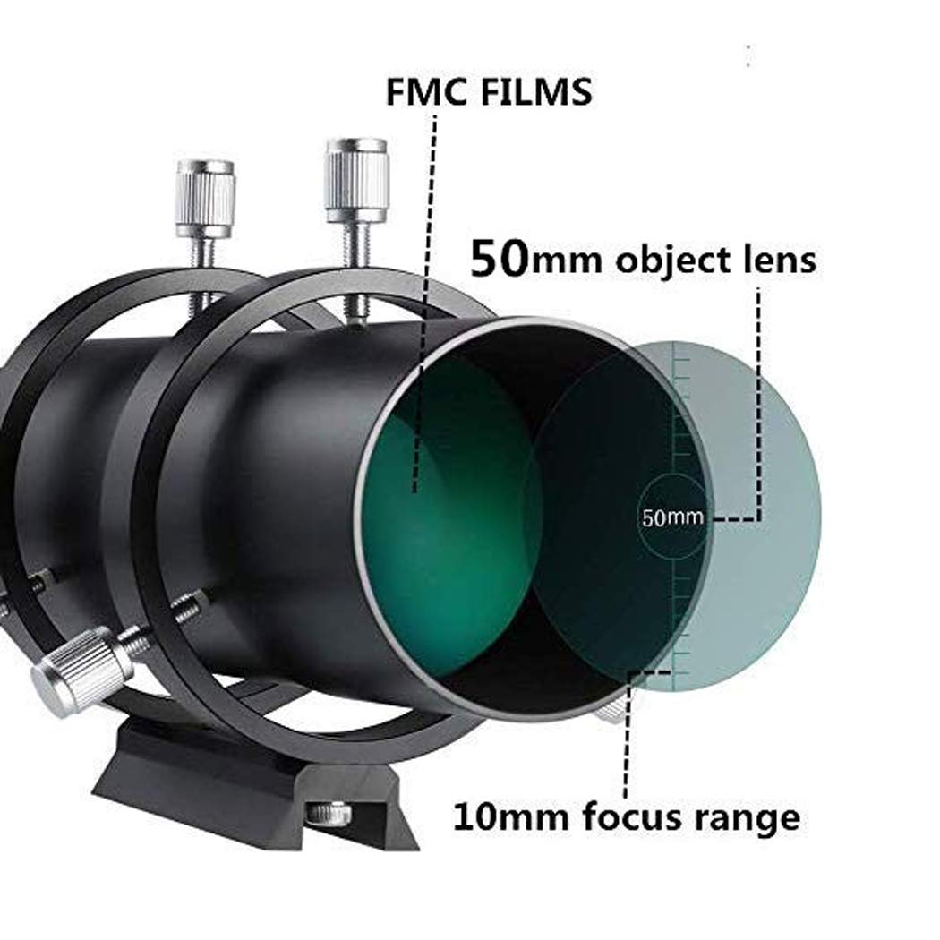 Svbony SV106 Zakres prowadzący 50mm F4 Współczynnik ogniskowy 190mm, długość ogniskowa, pełna powłoka, 50mm z centralnym ogniskowaniem