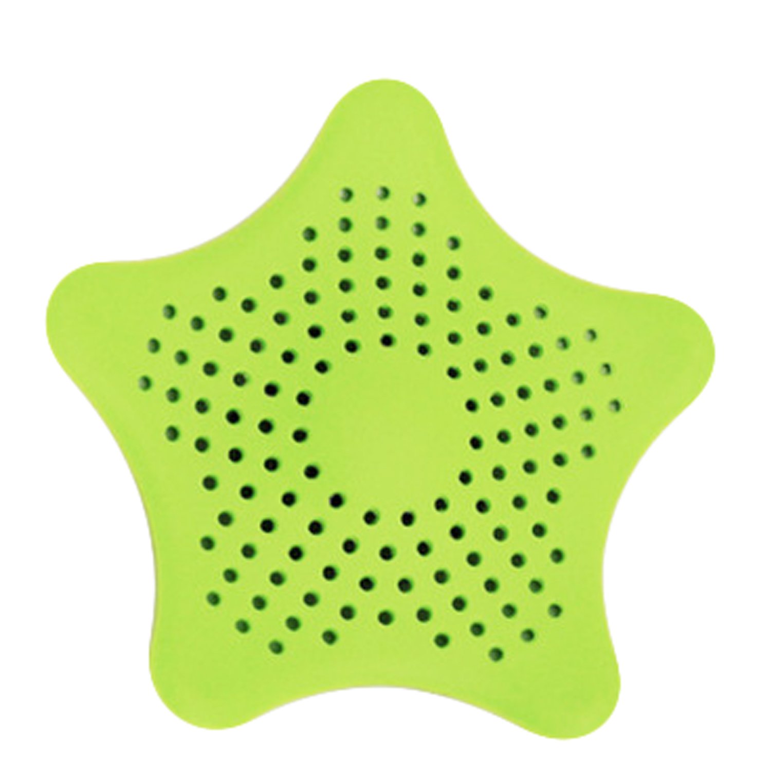 Star Plastic Bath Kitchen Waste Sink Strainer Hair Filter Drain Catcher Cover