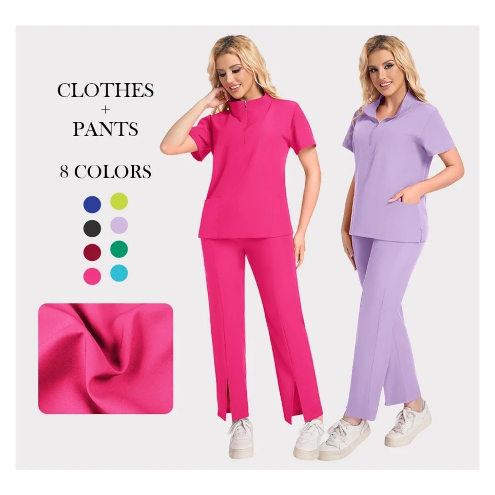 Uniforme Enfermera Uniformes de Trabajo enfermería, Conjuntos Uniformes for Mujer, Trajes quirúrgicos, Overoles Laboratorio, Ropa for salón Belleza y SPA