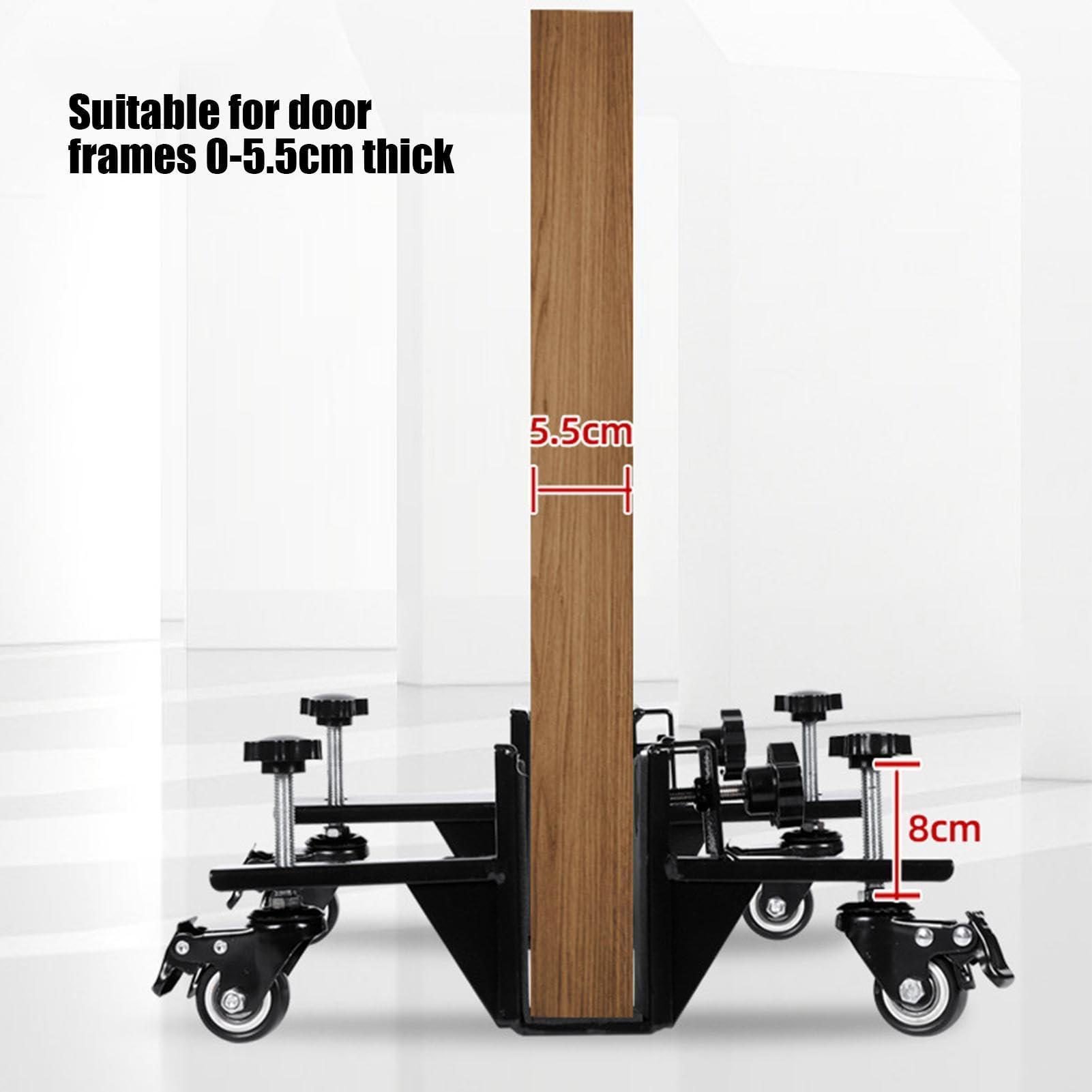 Door Lift, Heavy-duty Door Installation Trolley With 360-degree Rotating Wh