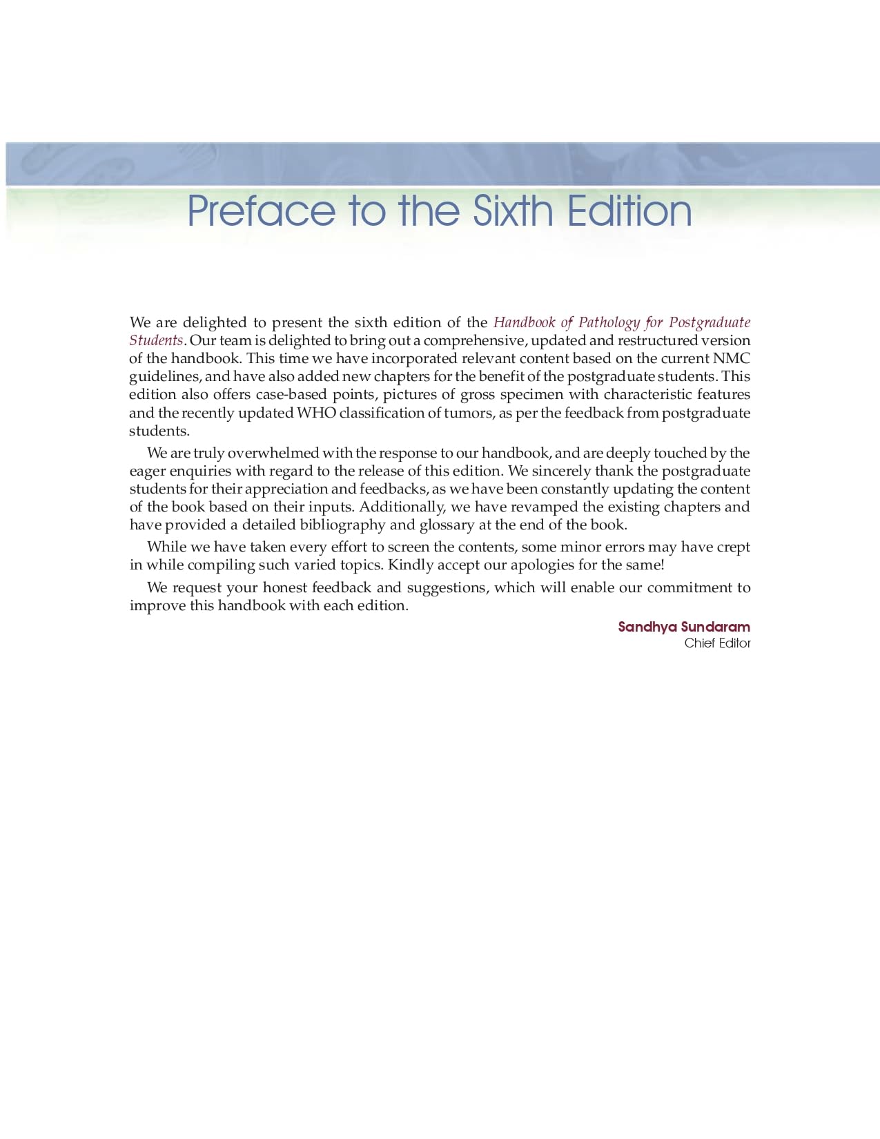 Handbook of Pathology For Postgraduate Students