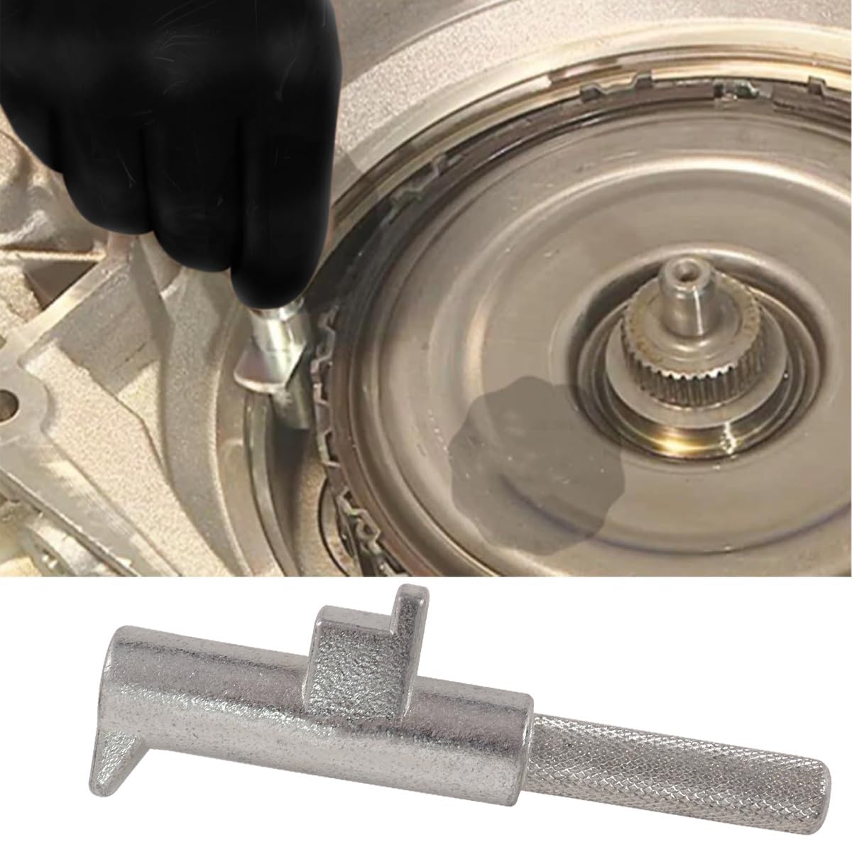 T10303 Barra di ritegno frizione DSG, compatibile con veicoli a 6 velocità 02E, utensile per barra di ritegno frizione DSG, utensile per pila multidisco