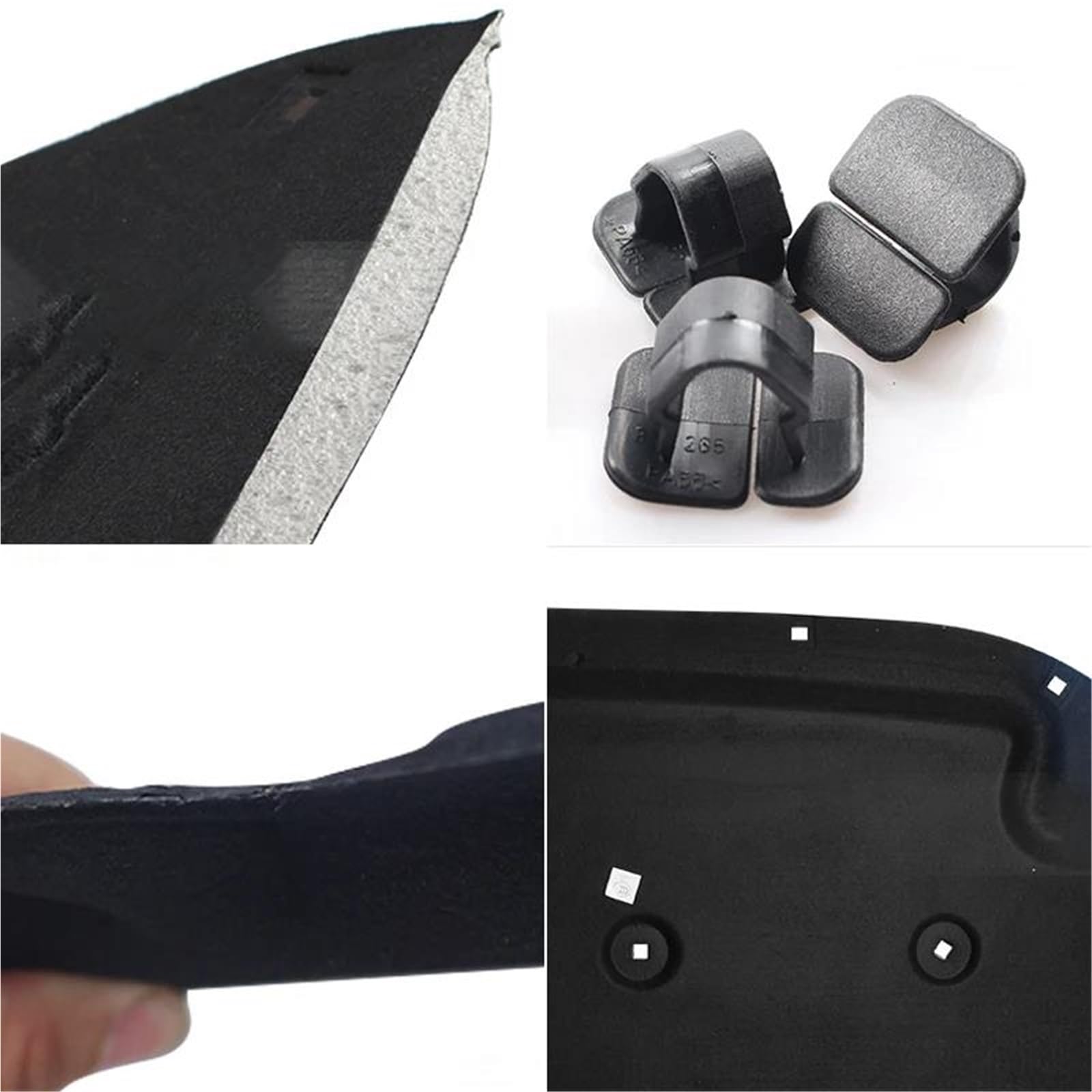 Isoliermatte Für VW Für GOLF MK6 MK7 Auto Frontabdeckung Motor Firewall Wattepad Dichtung Heizhaube Isolationsschicht Schalldämmung Auto Dämmung(A)