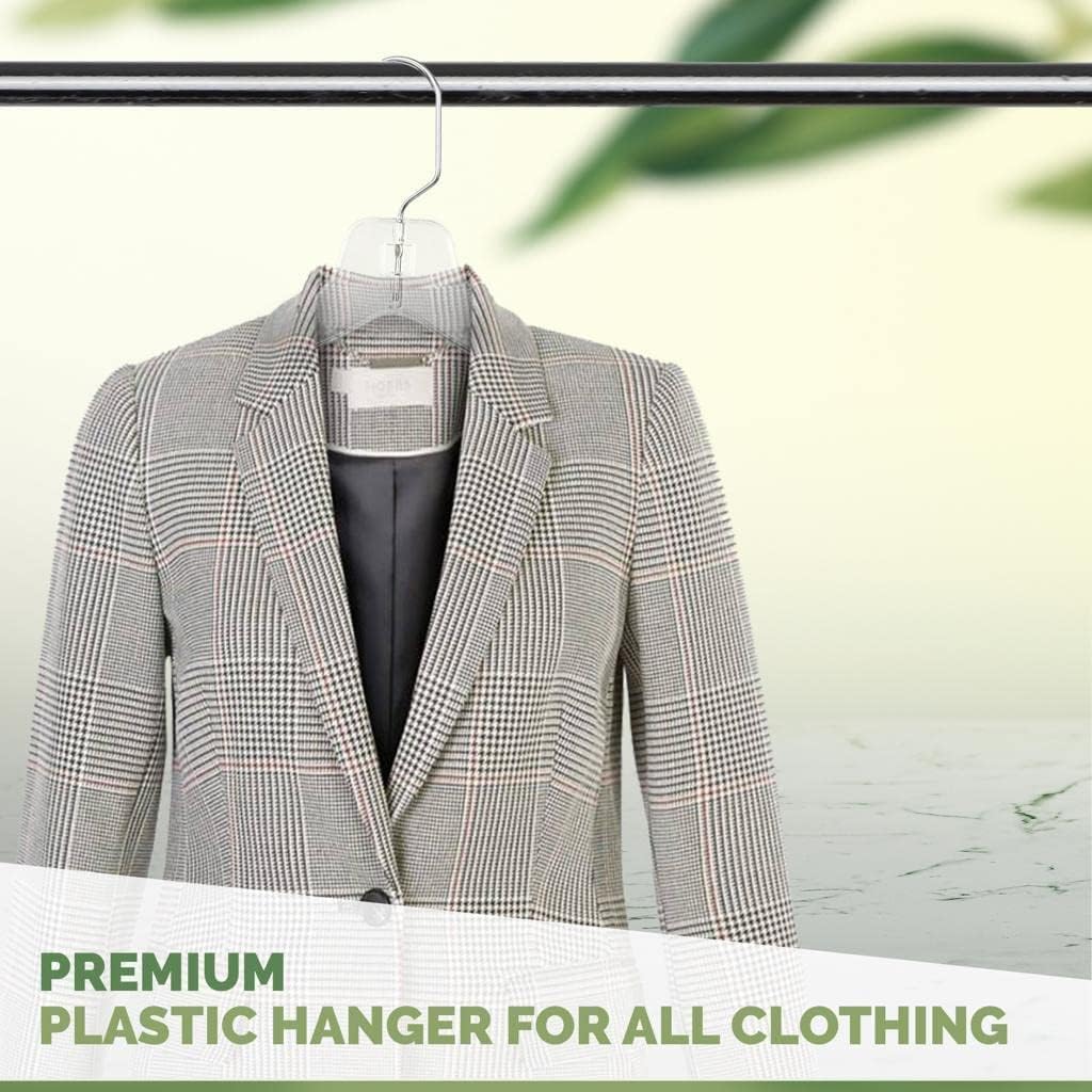Clear Plastic Hanrs Durable Clothes Hanr for Wardrobe