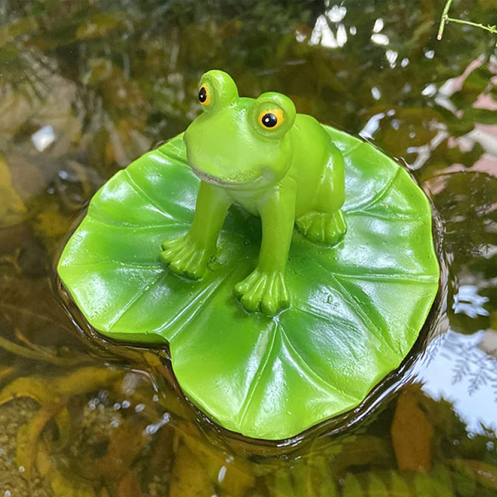 Stenen spuitfiguur Kikker voor een vijver