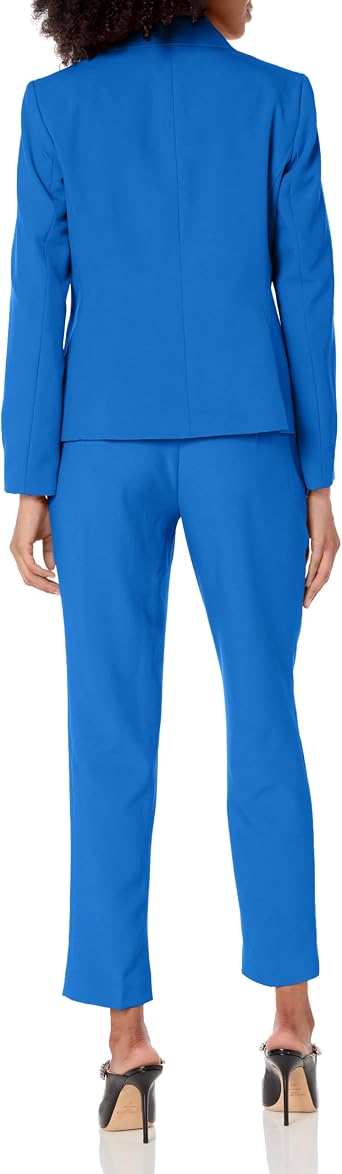 Le Suit Women's One Button Blazer & Pant 2pc Set