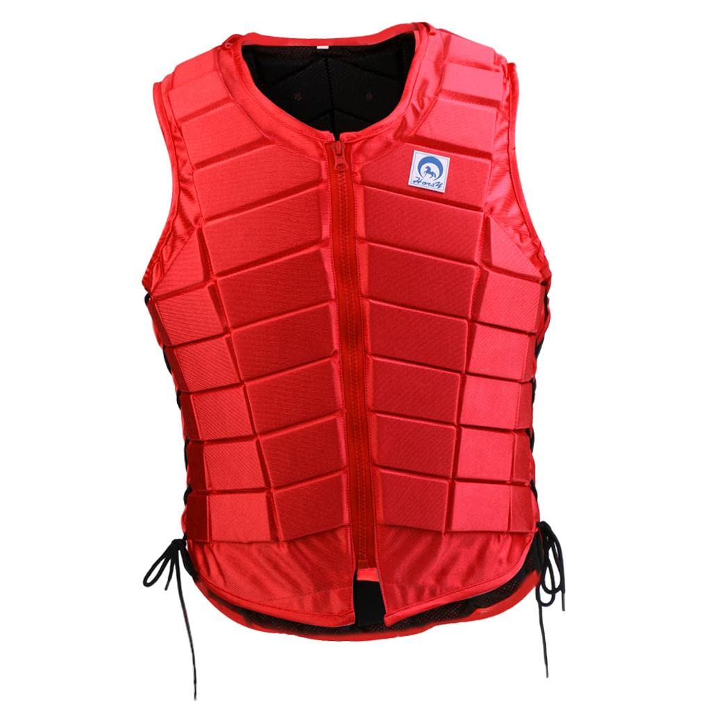 Gilet da Equitazione da Donna con Protezione Extra dagli Impatti, Struttura Imbottita, Allacciatura Laterale Regolabile E Protezione, Ho