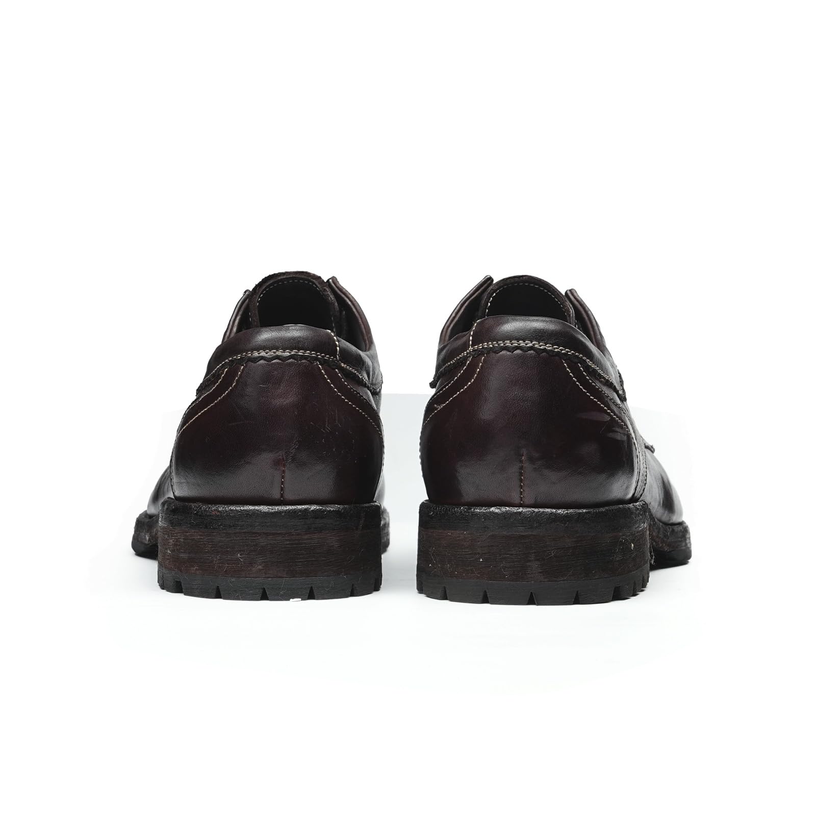 Derbys in Vera Pelle Morbide Comode da Uomo Scarpe Basse Stringate Affari Casuale Vintage