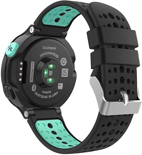 Miniatura 2 de GVangel - Correa compatible con reloj inteligente Garmin Forerunner 235, correa de silicona suave de repuesto para 220230235620630735XT235 Lite,