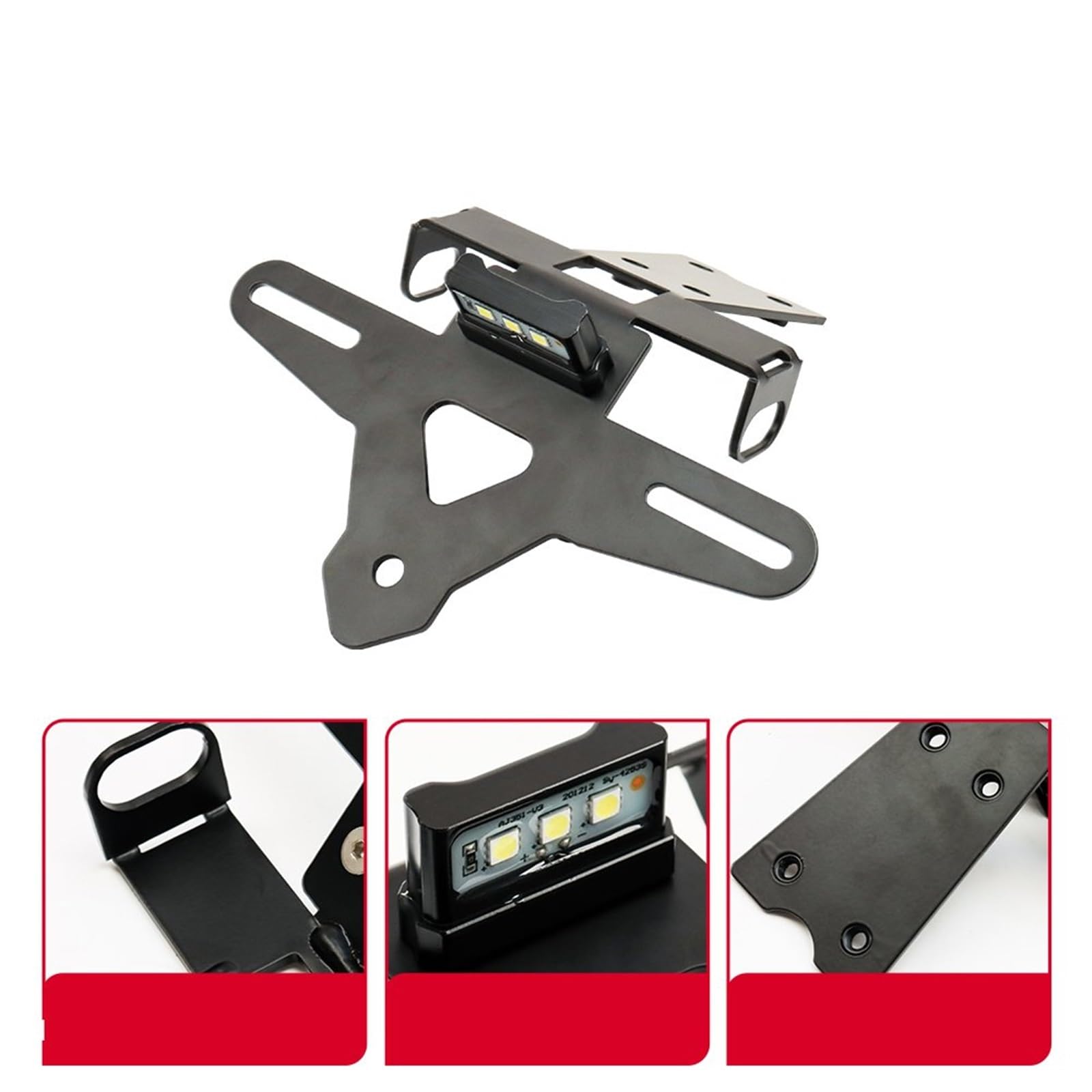 Portatarga Con Indicatori Di Direzione Integrati Moto Per CB750, CBR500R, CB500F, CB500R E Hornet