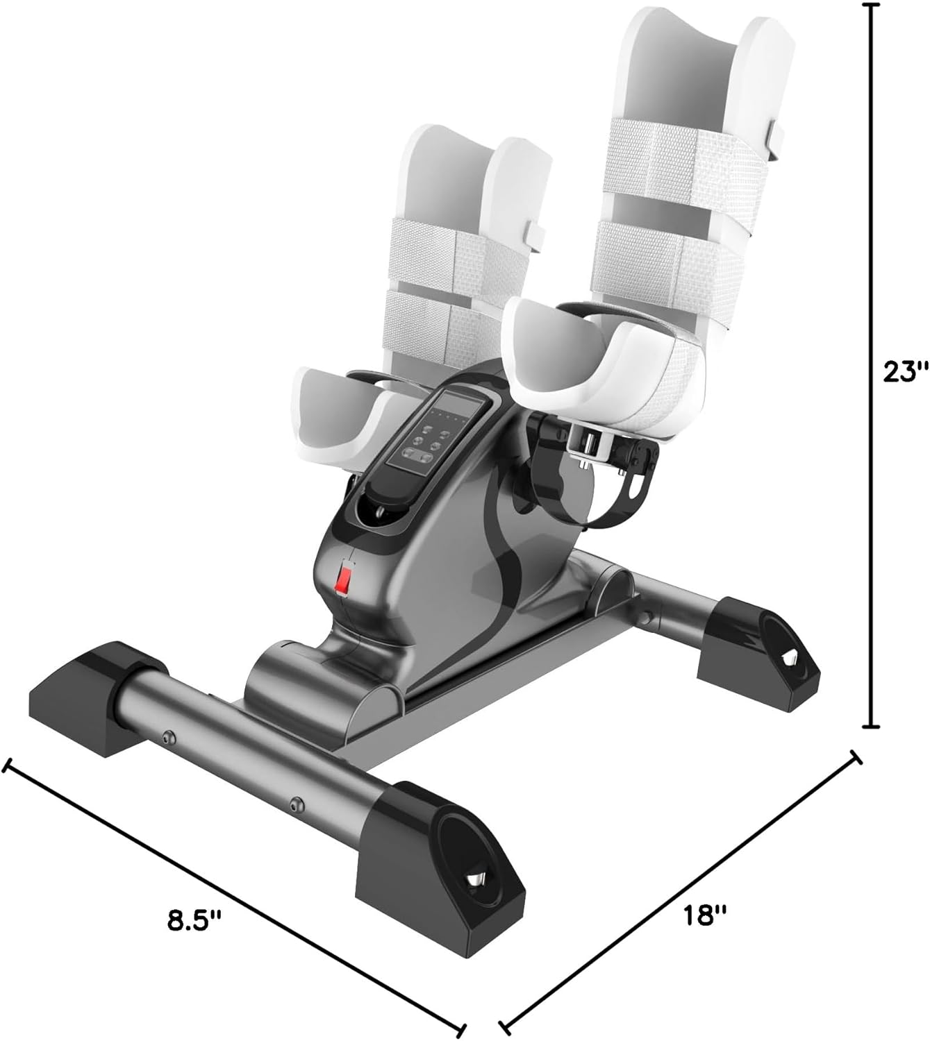 Motorized Pedal Exerciser Bike With Leg Support,Mini Electric Under Desk Exercise Physical Therapy Workout Peddler Exerciser Assisted Recovery Equipment For Arm, Knee,Foot Injuryer,Elderly