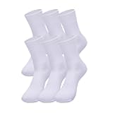 Women's Crew Socks, Multi-Pack Adult Socks, Soft & Stretchy, Comfortable