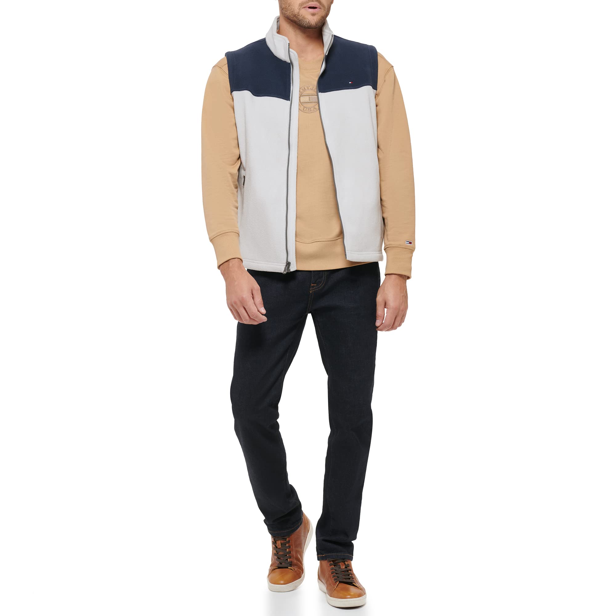 Tommy Hilfiger Polar Fleece Vestpolar Chaleco De Forro Polar.polar Fleece Weste Gilet in pile Uomo