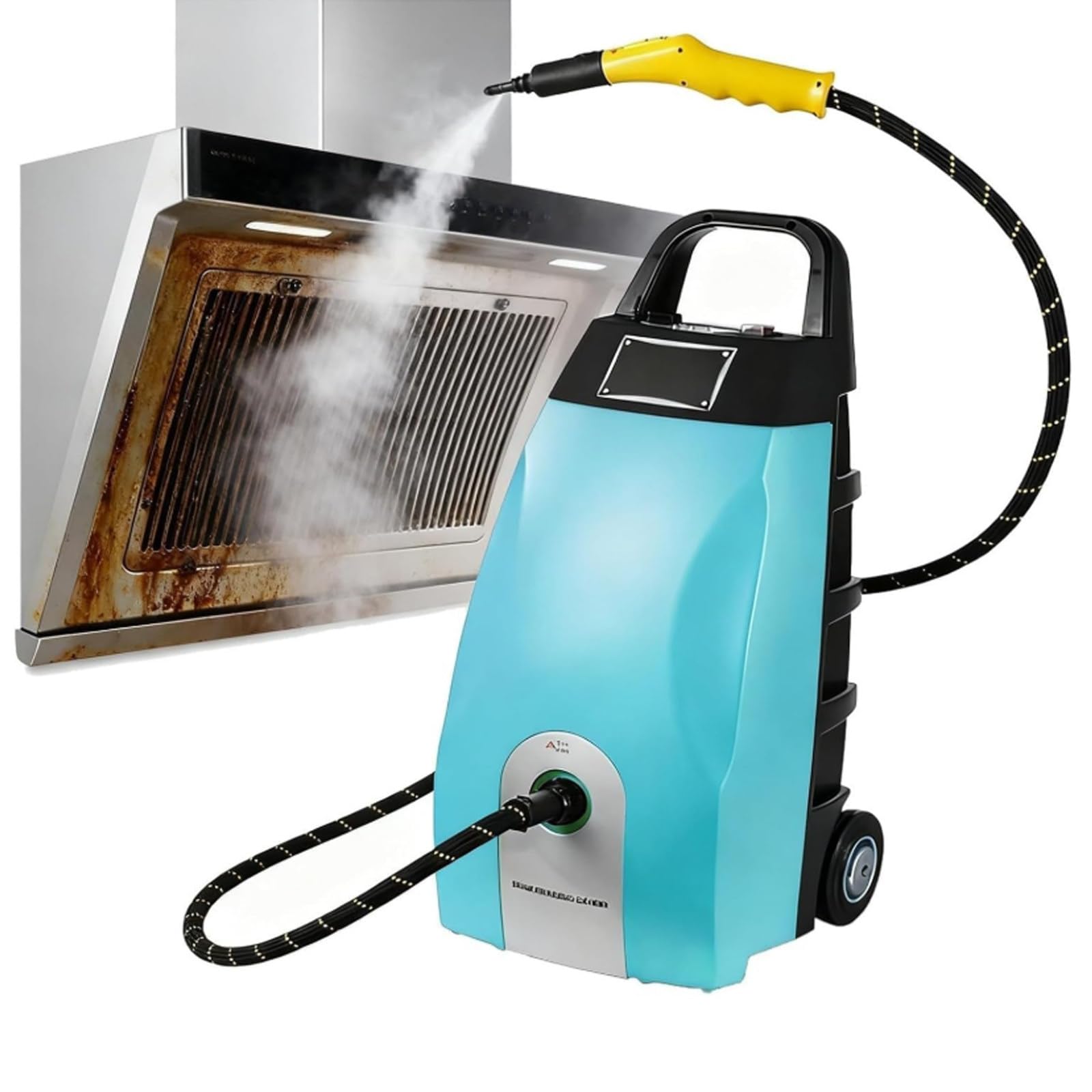 Commercial Steam Cleaner 3000W Heavy Duty - 3 5L Tank 230 F High Temp Steam for Restaurant Kitchen