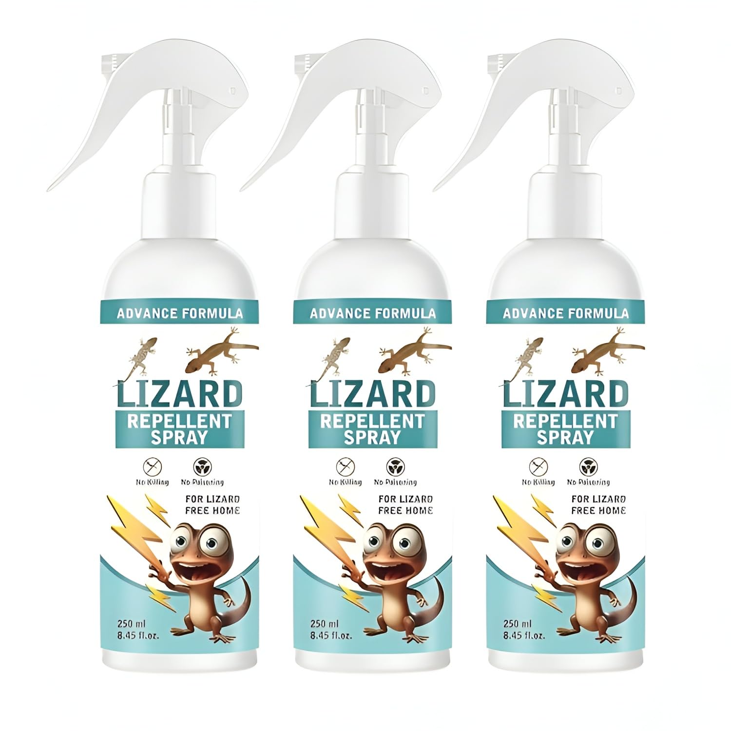 Lizard Repellent Spray 200ml Each| Made with Citronella, Lemongrass, Cedarwood & Neem| Irritant-Free, Chemical-Free |Baby-Safe, Skin-Safe, Plant-Safe, Pack of 3-image-33