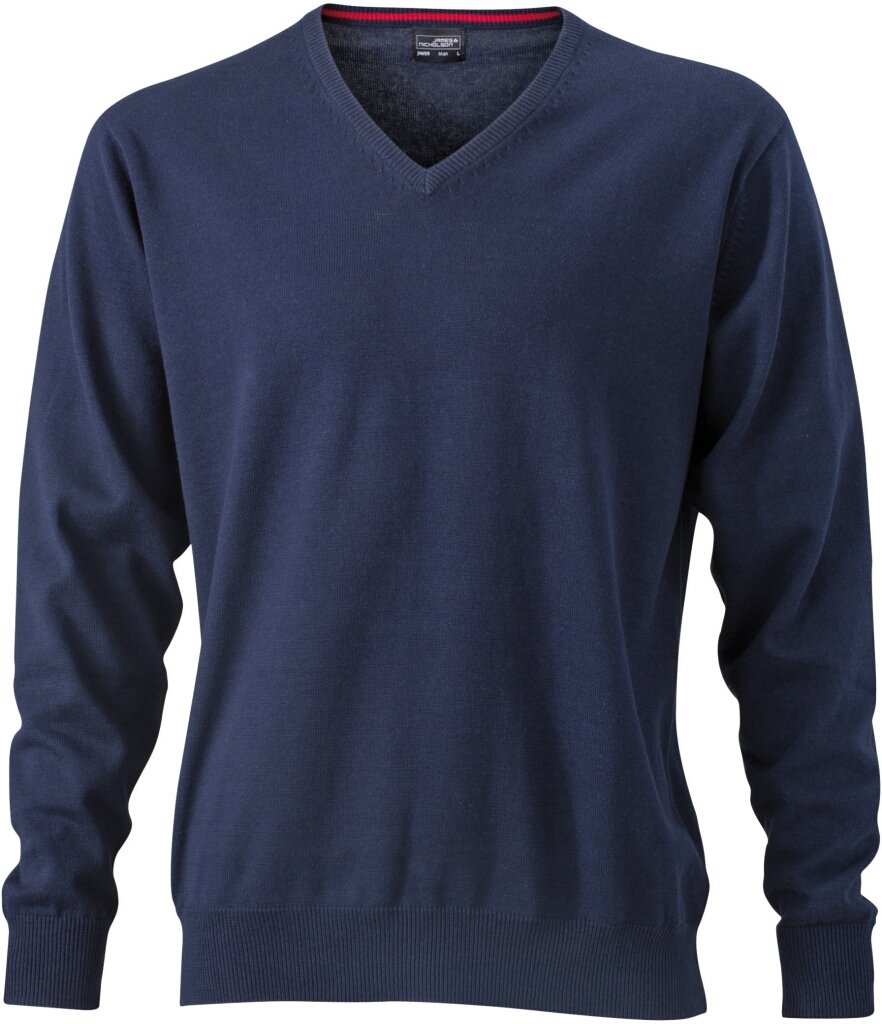 James & Nicholson Navy Classic Cotton Pullover (Xxl, )