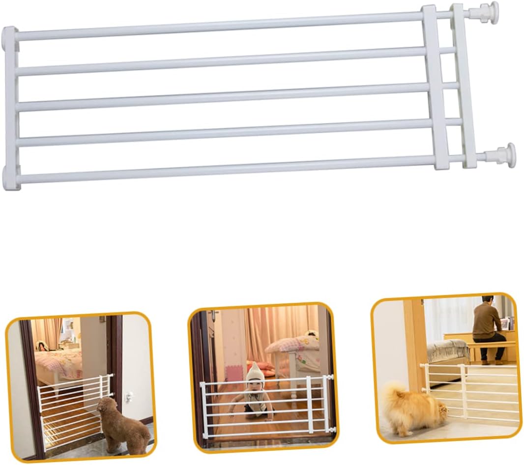 Indoor and Pet Safety Gate Walk Through Doorway Barrier for Dogs High Fits Wide Easy to Install for Home Use