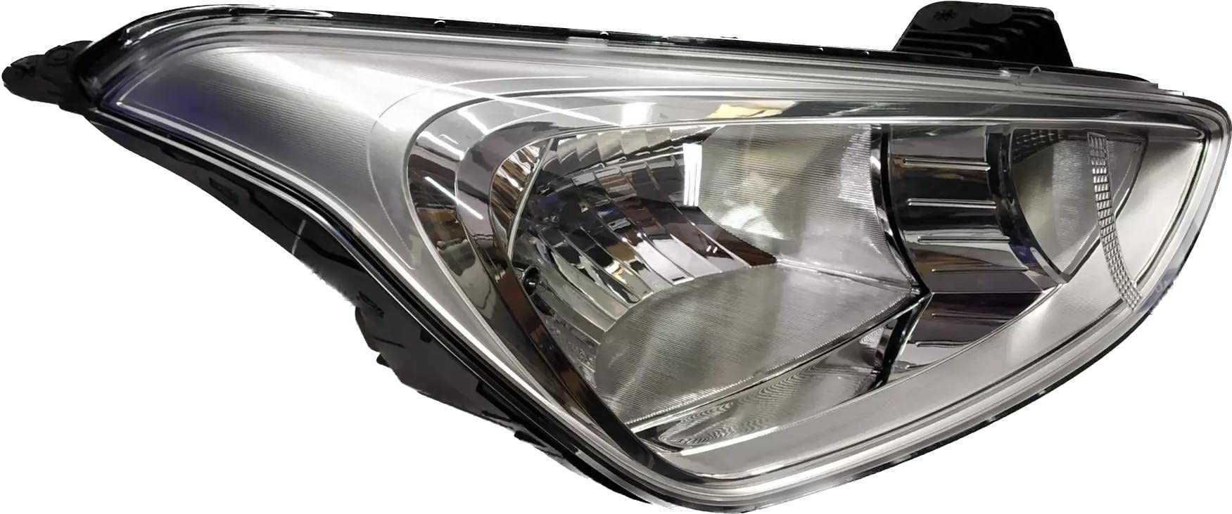 K D Headlight For Hyundai I10 Grand 2013-2019/ Xcent 2013-2020 (Right/Driver Side) ( Without Adjustable Motor, Halogen)