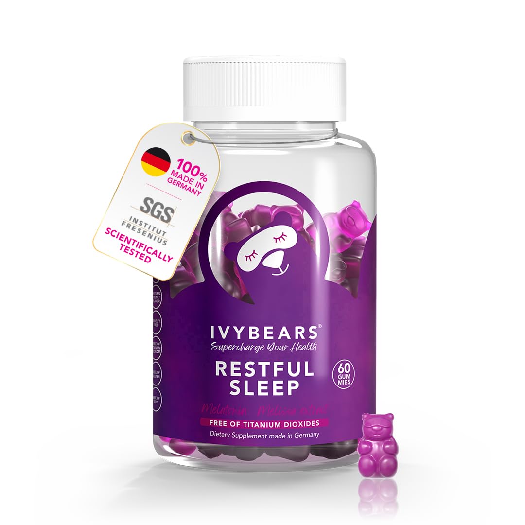 Fast Acting Melatonin Gummies - 5 mg Melatonin - 100% Natural Flavor - with Lactium, L-Theanine & Lemon Balm - with AI Sleep Assistant - Natural Sleep Support - Vegan - 60 Pieces = 30 Days Supply