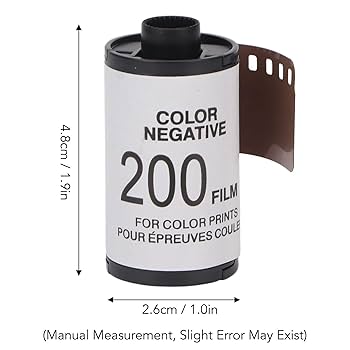 Amazon.co.jp: 8枚 カメラカラーフィルム 35mm ISO200 高精細