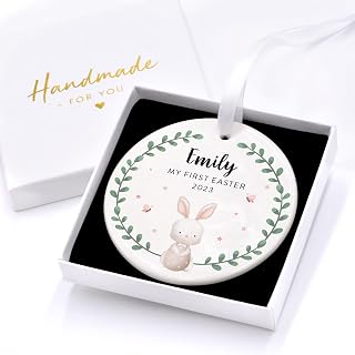 Beecreative My First Easter Gift For Girls, Personalised 1st Easter Gifts, Babies First Easter, Baby Girl First Easter, New Baby Easter Gift, Daughter Granddaughter Niece With Gift Box