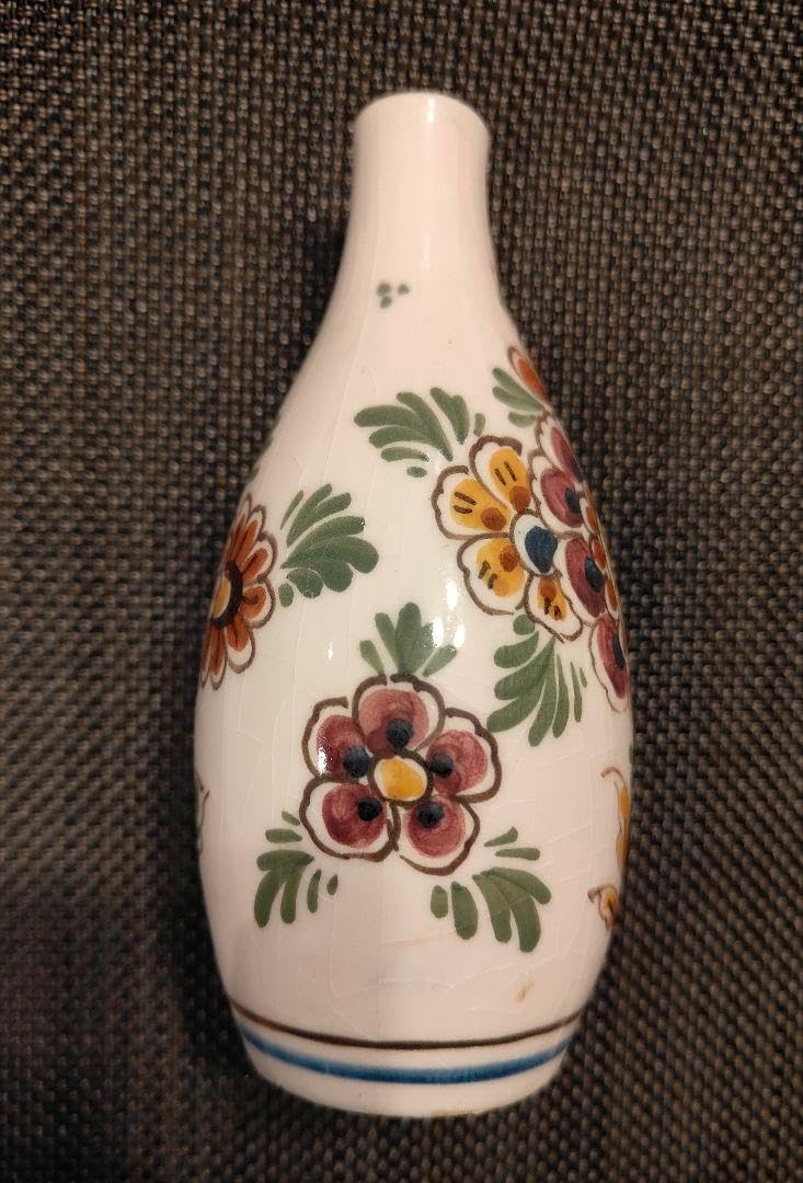 送料無料70年代『中国宜興』青磁花瓶高さ31.5cm中国美術古玩骨董