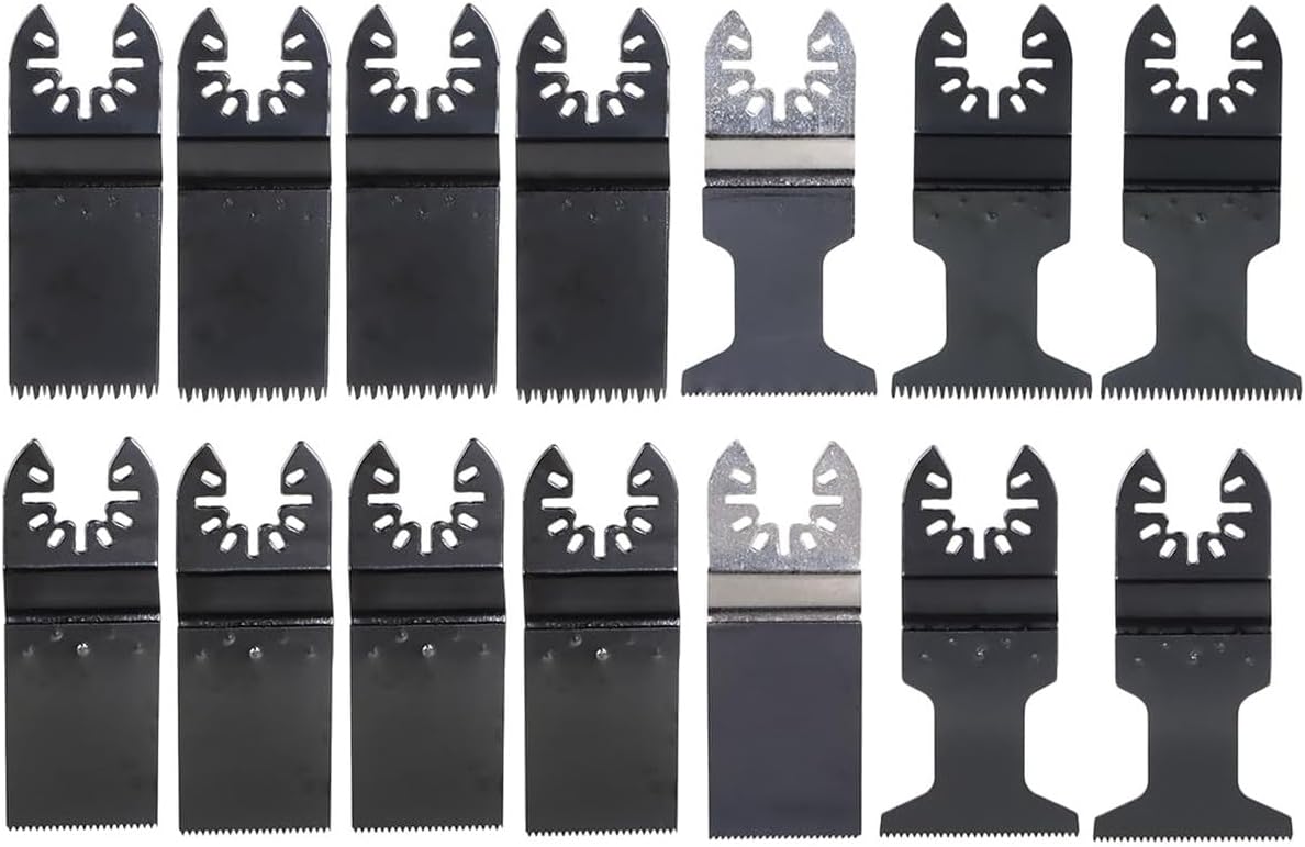 Precision Tooth Saw Oscillating Multi Tool for Cutting Wood Metal 14 Pack