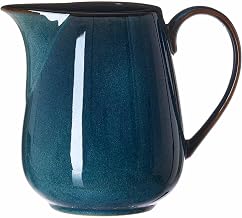 Ritzenhoff & Breker Bali Serving Pitcher 1.2 L with Reactive Varnish Coutry Urban Look Serving Pitcher Stoneware Blue