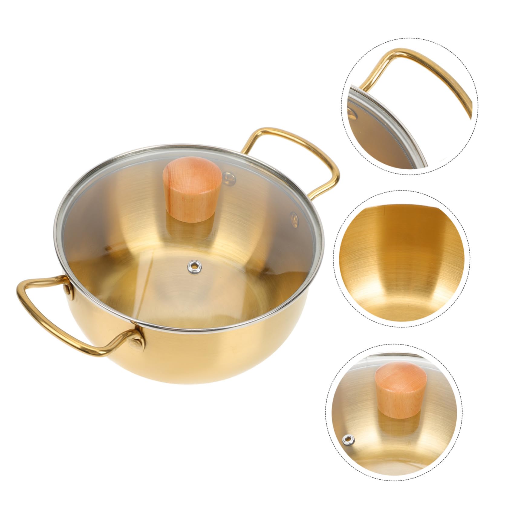Gatuida Marmite à Nouilles Marmite à Soupe Cocotte Acier Inoxydable Ustensiles de Cuisine Ustensiles pour Maison Plusieurs styles