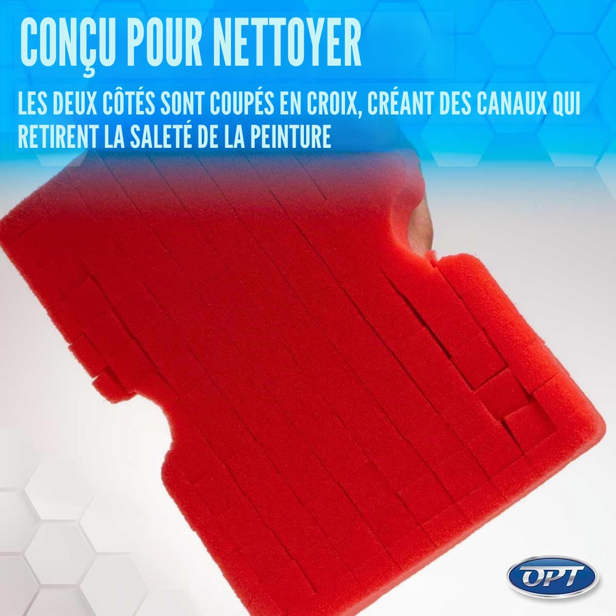 OPT 22516 Optimum Big Red Sponge Grande éponge rouge